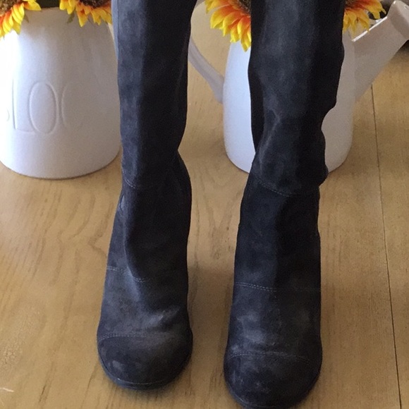 Ferries knee height gray shade gray boots - Picture 2 of 4